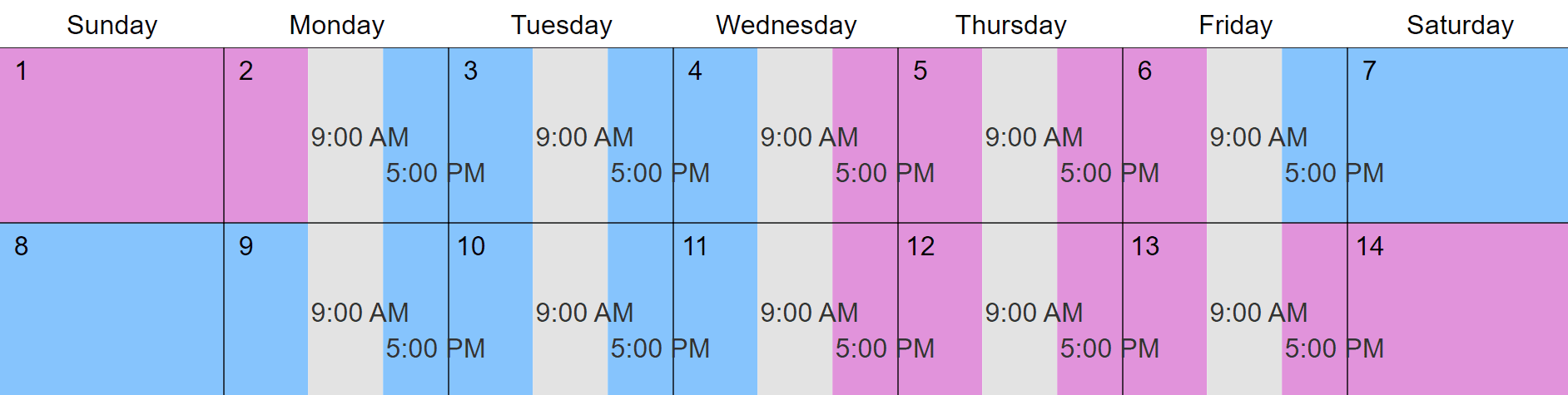 2 2 5 5 Visitation Schedule Examples How Does It Work 2 2 5 5 Visitation Schedule Examples How Does It Work