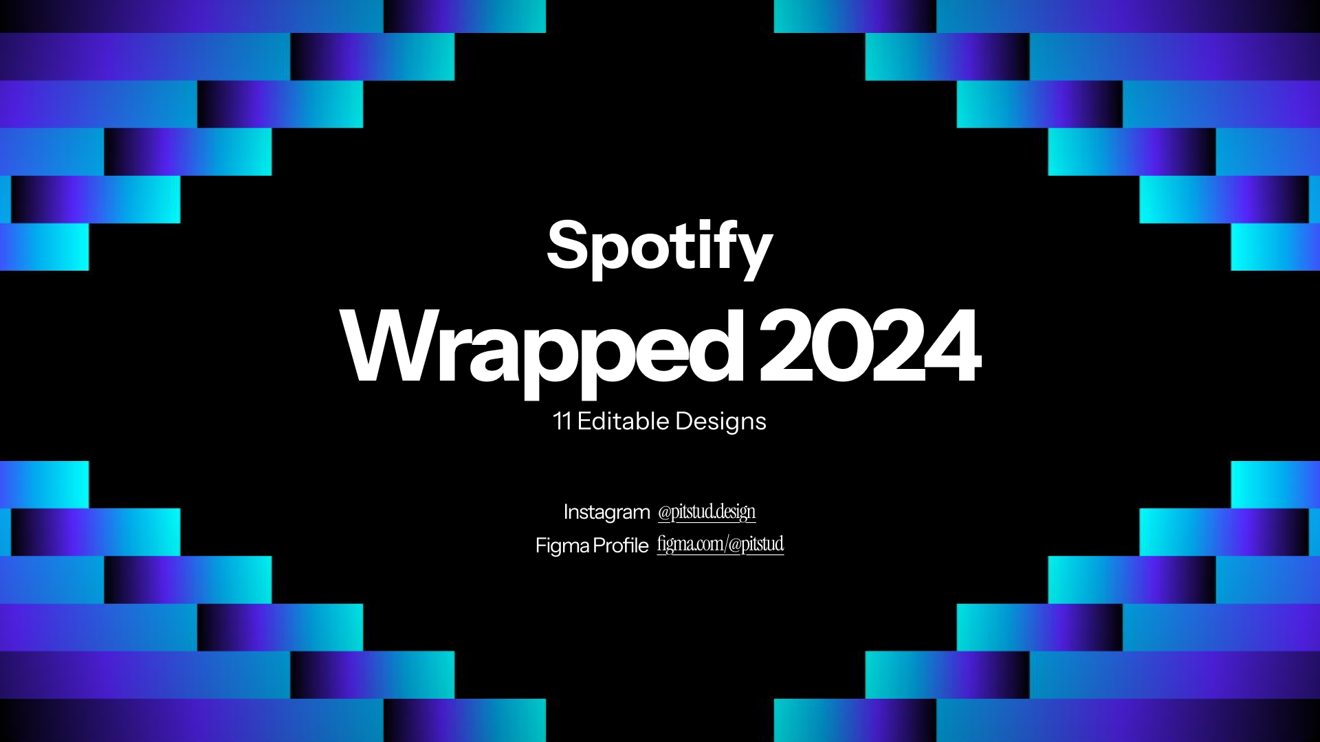 2024 Spotify Wrapped Social Media Figma