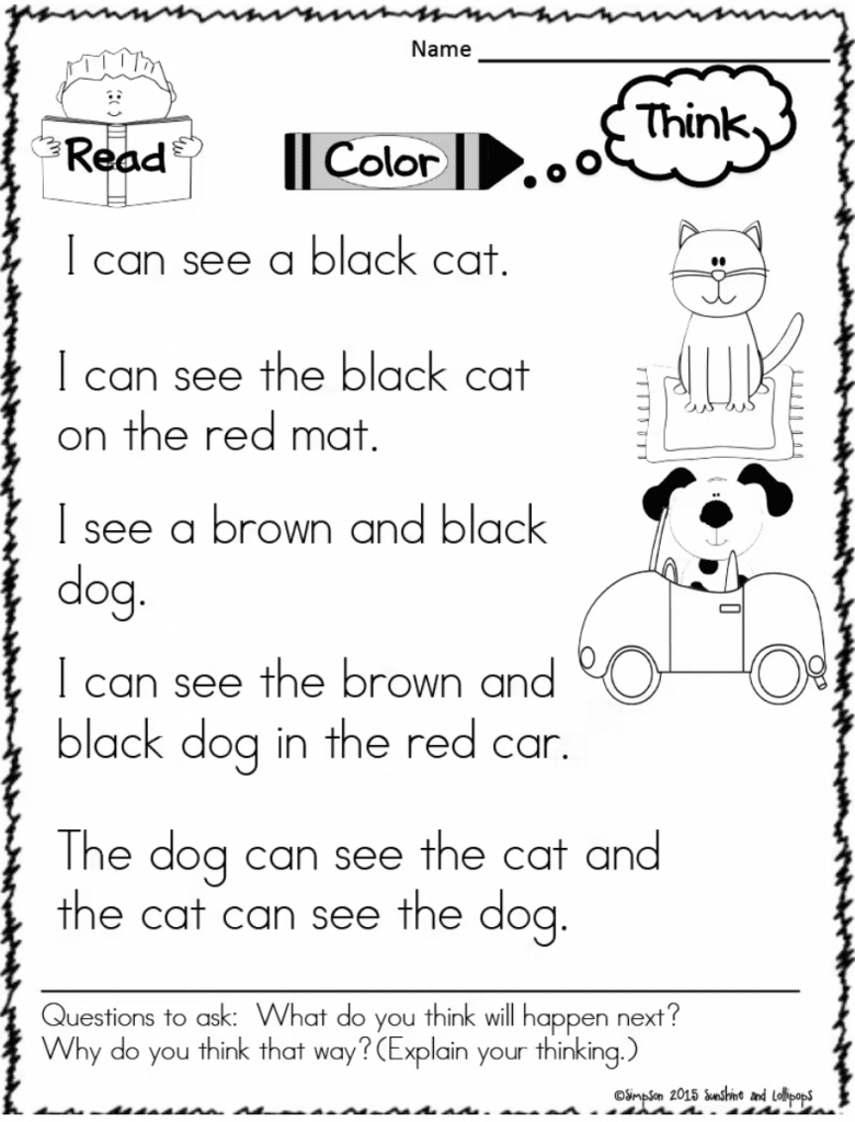 first grade english worksheets