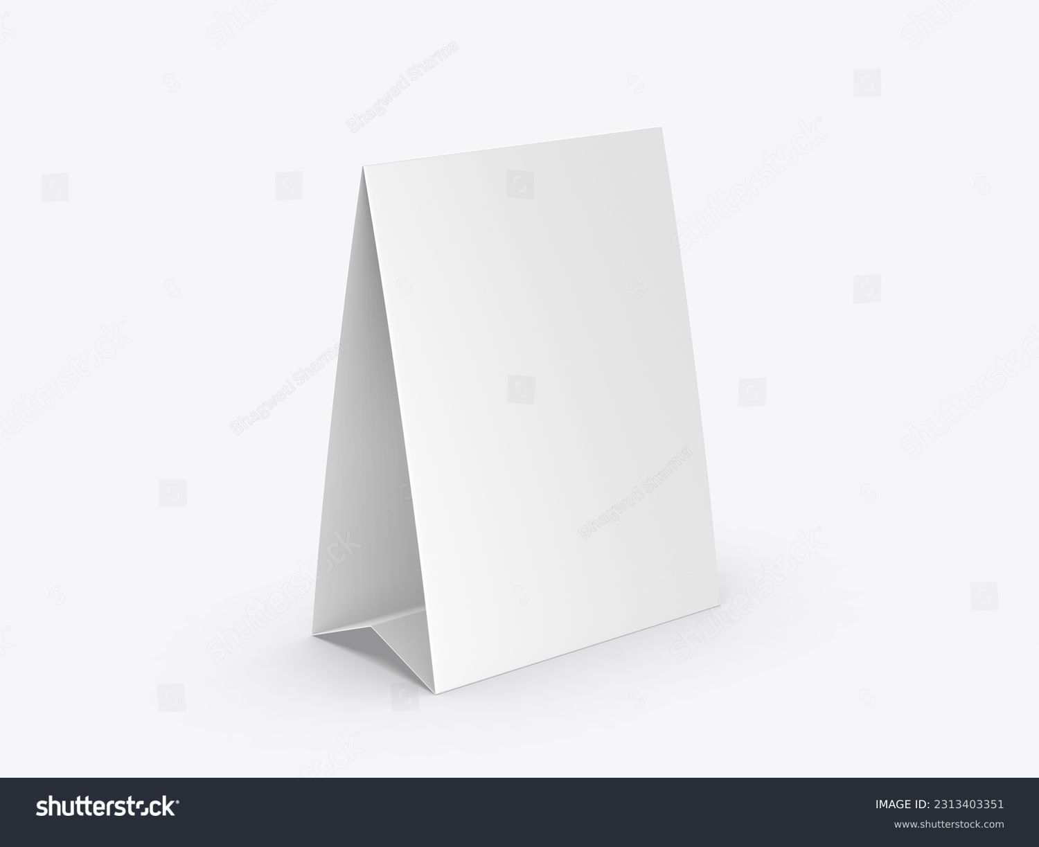 trifold name plate template free