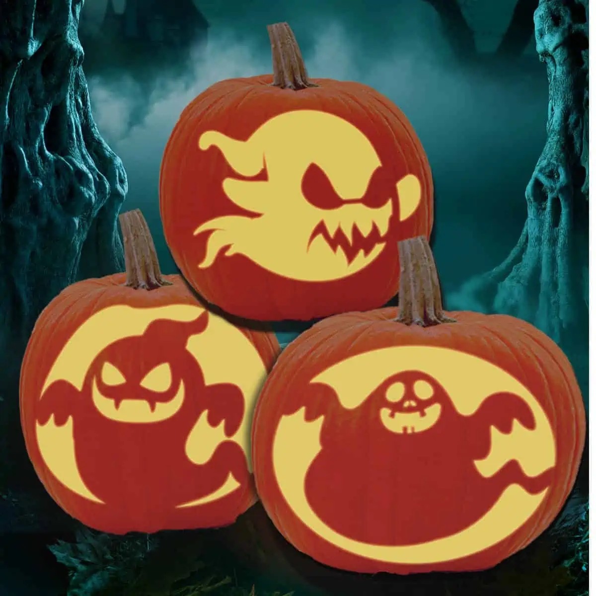 31 Ghost Pumpkin Carving Stencils For Free Artsy Pretty Plants