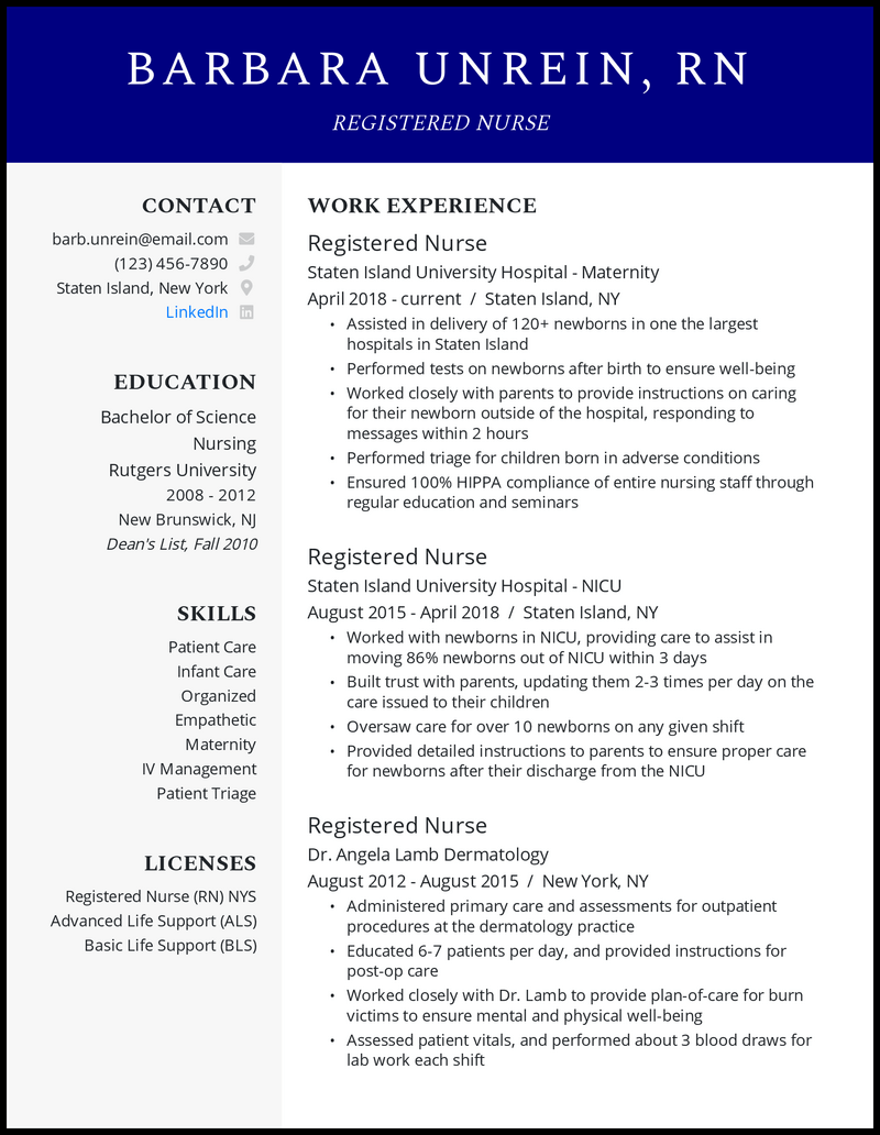 35 Nursing Resume Examples That Worked In 2026