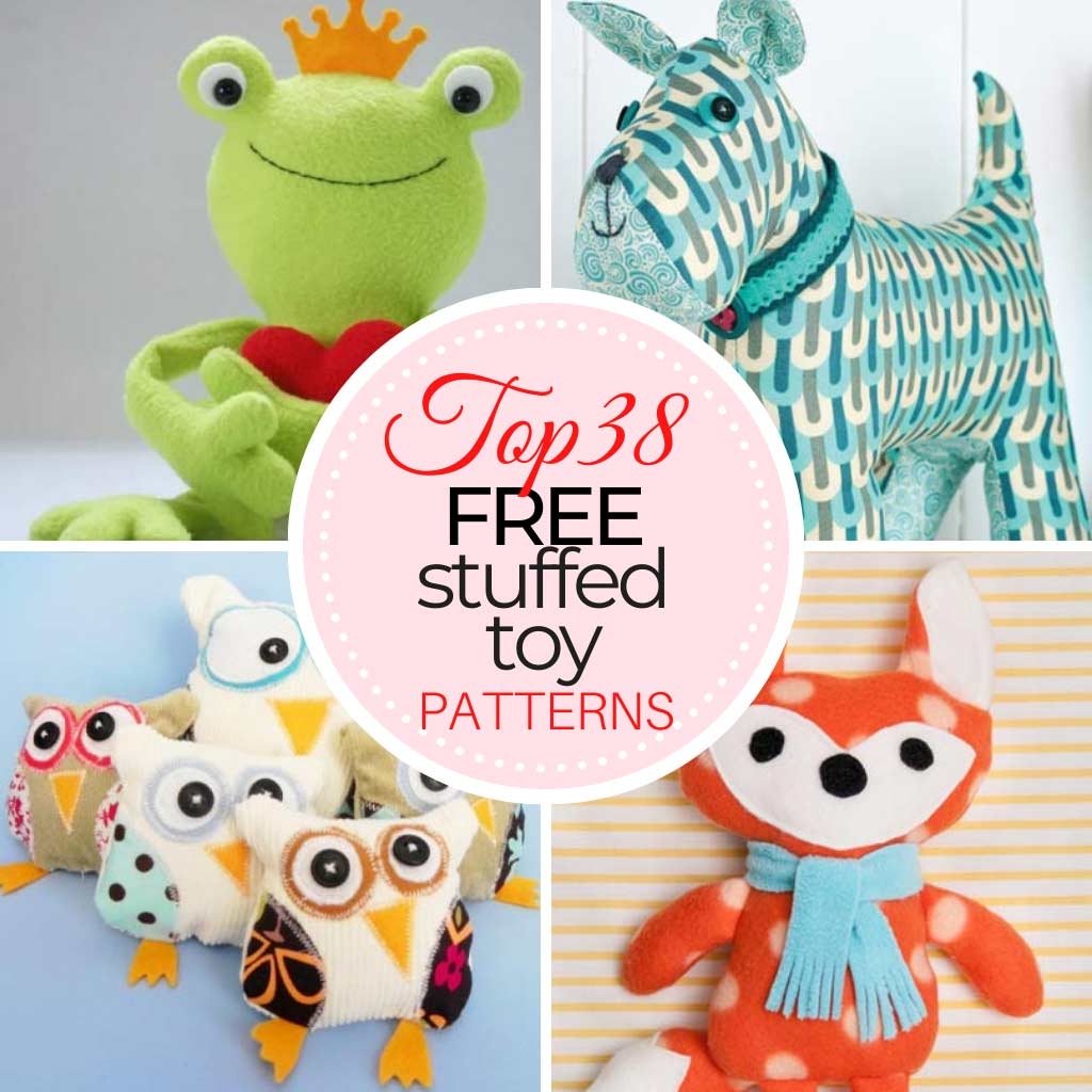 37 Free Stuffed Animal Patterns To Sew TREASURIE 37 Free Stuffed Animal Patterns To Sew TREASURIE
