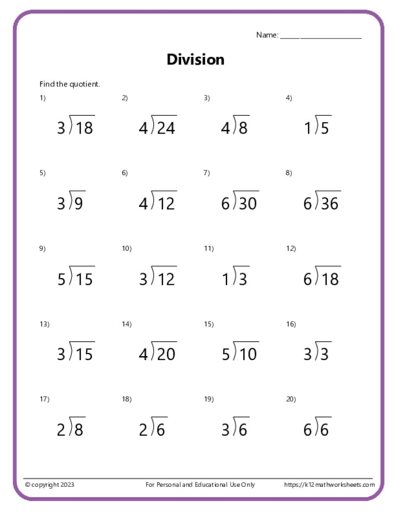 3rd grade activity sheets
