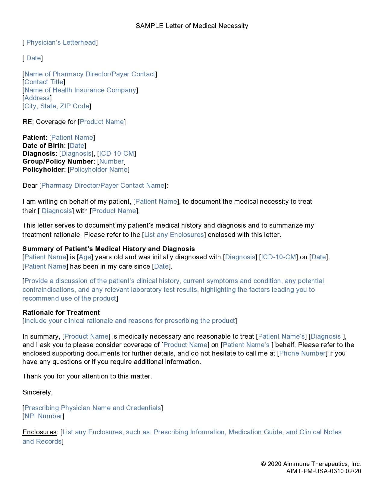 letter of medical necessity template pdf letter of medical necessity template pdf