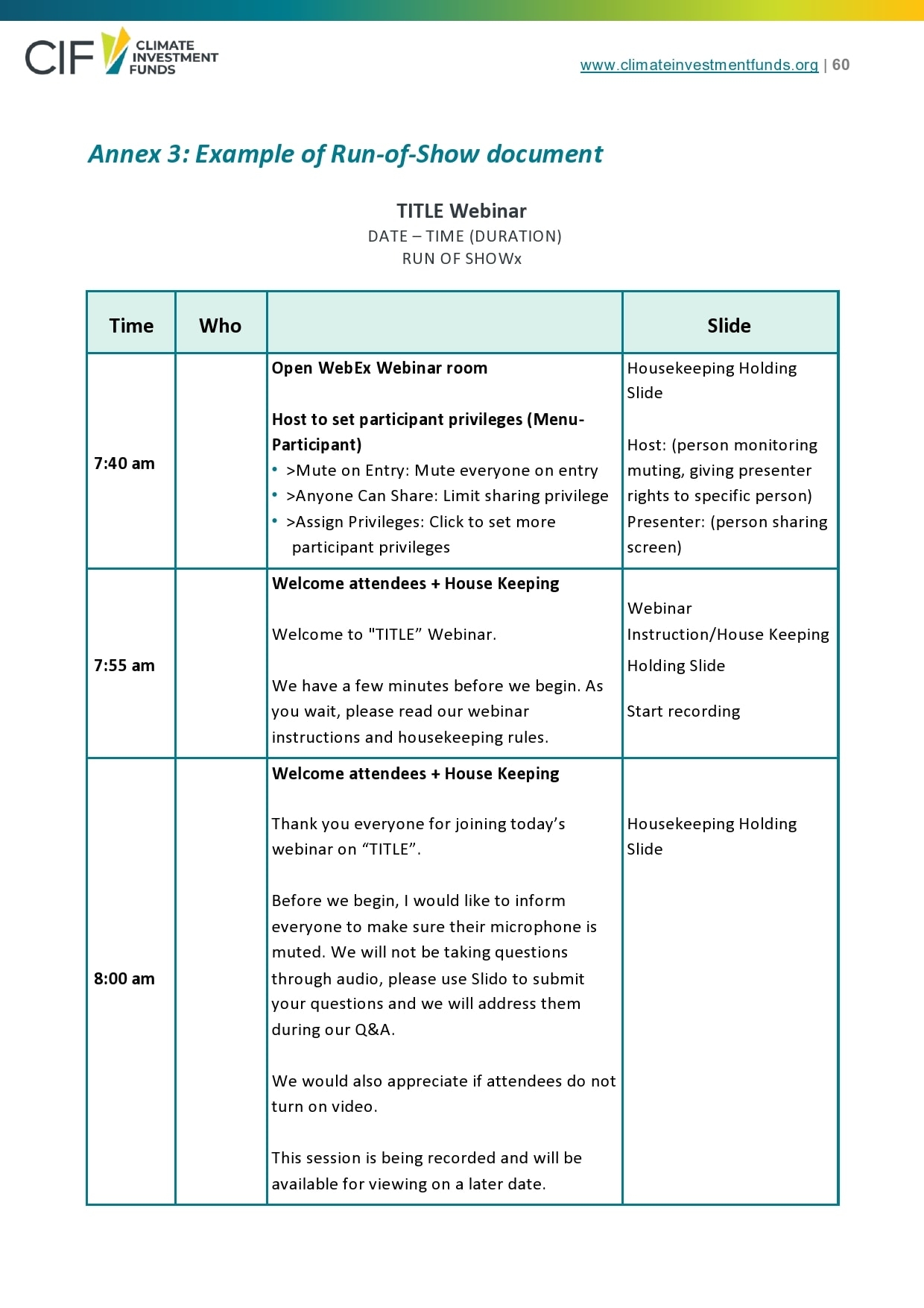 40 Free Run Of Show Templates Excel Word TemplateArchive 40 Free Run Of Show Templates Excel Word TemplateArchive