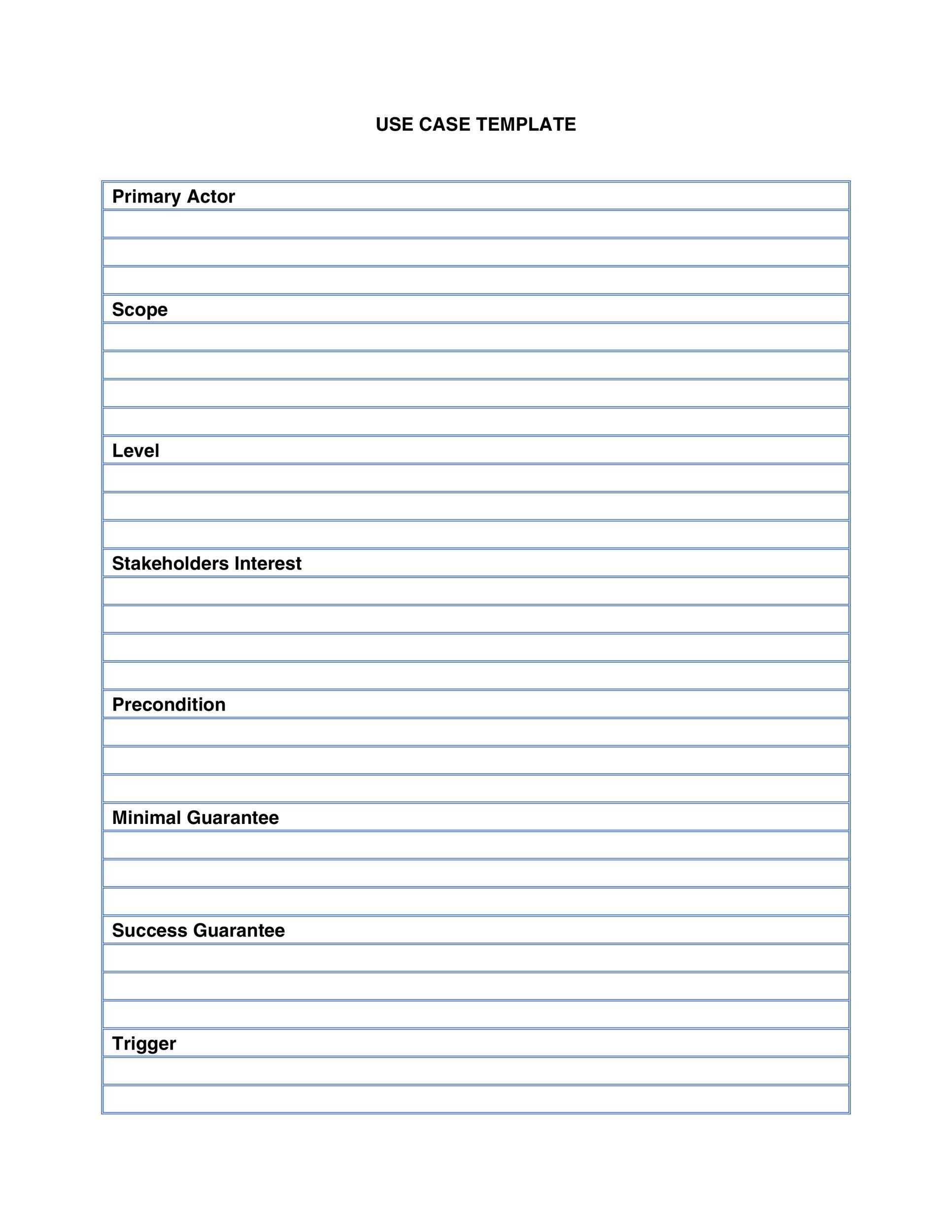 40 Use Case Templates Examples Word PDF TemplateLab