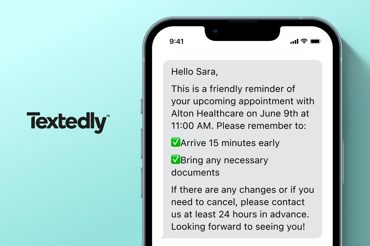 appointment reminder template