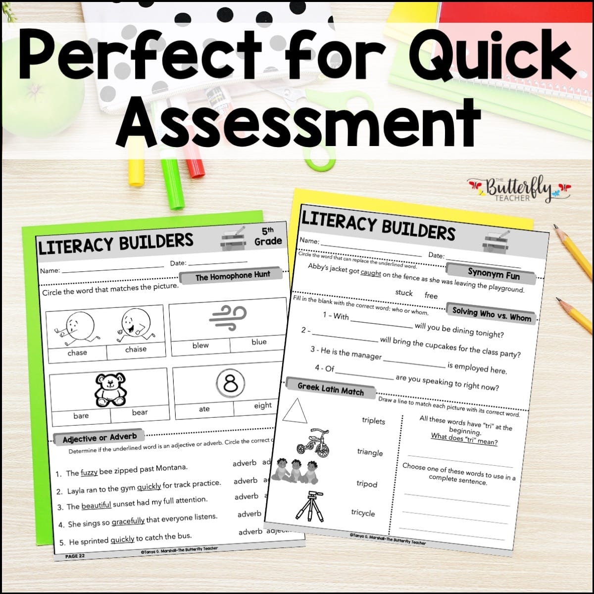 5th Grade ELA Spiral Review Fun Worksheets Morning Work Set 3 The Butterfly Teacher 5th Grade ELA Spiral Review Fun Worksheets Morning Work Set 3 The Butterfly Teacher
