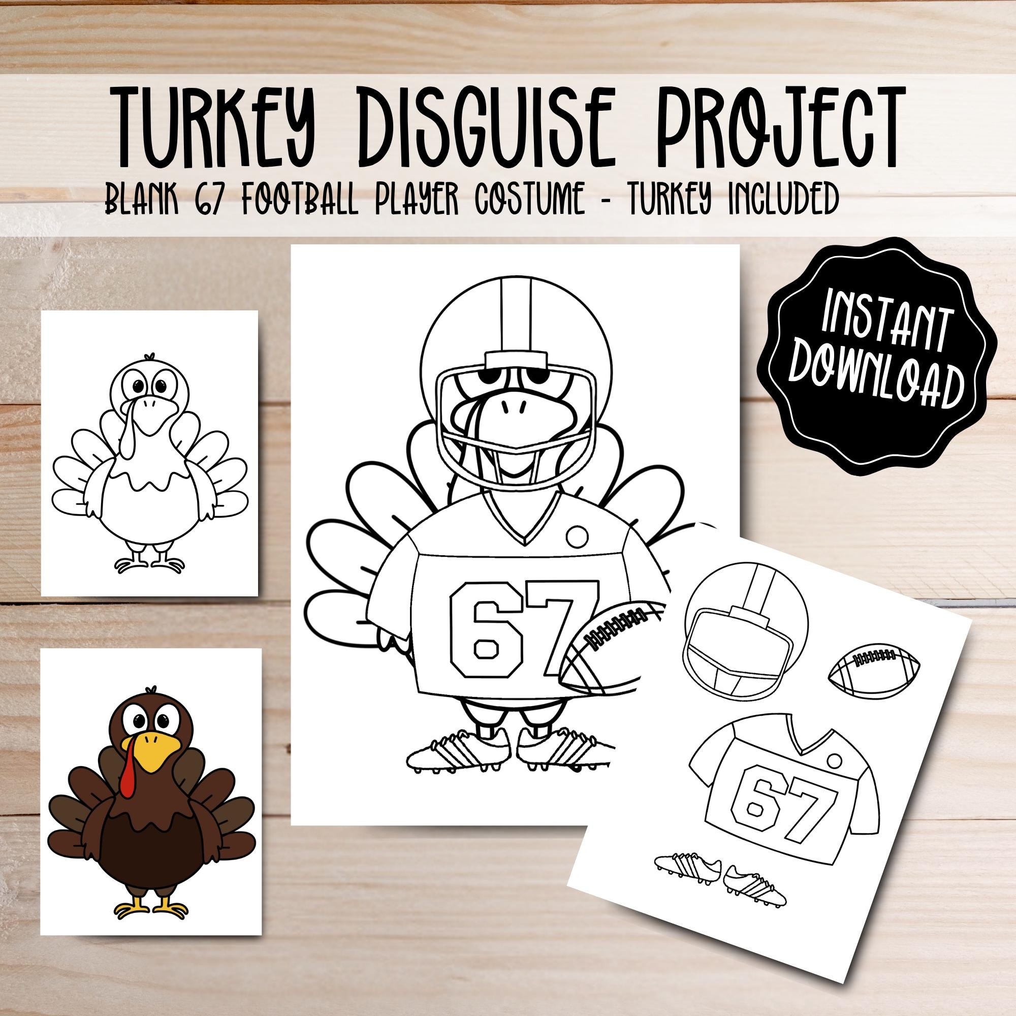 disguise turkey template