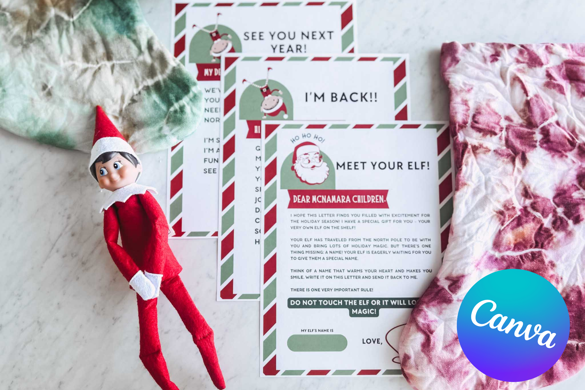 7 Free Editable Elf On The Shelf Letters And Notes Template PRACTICAL PRETTY