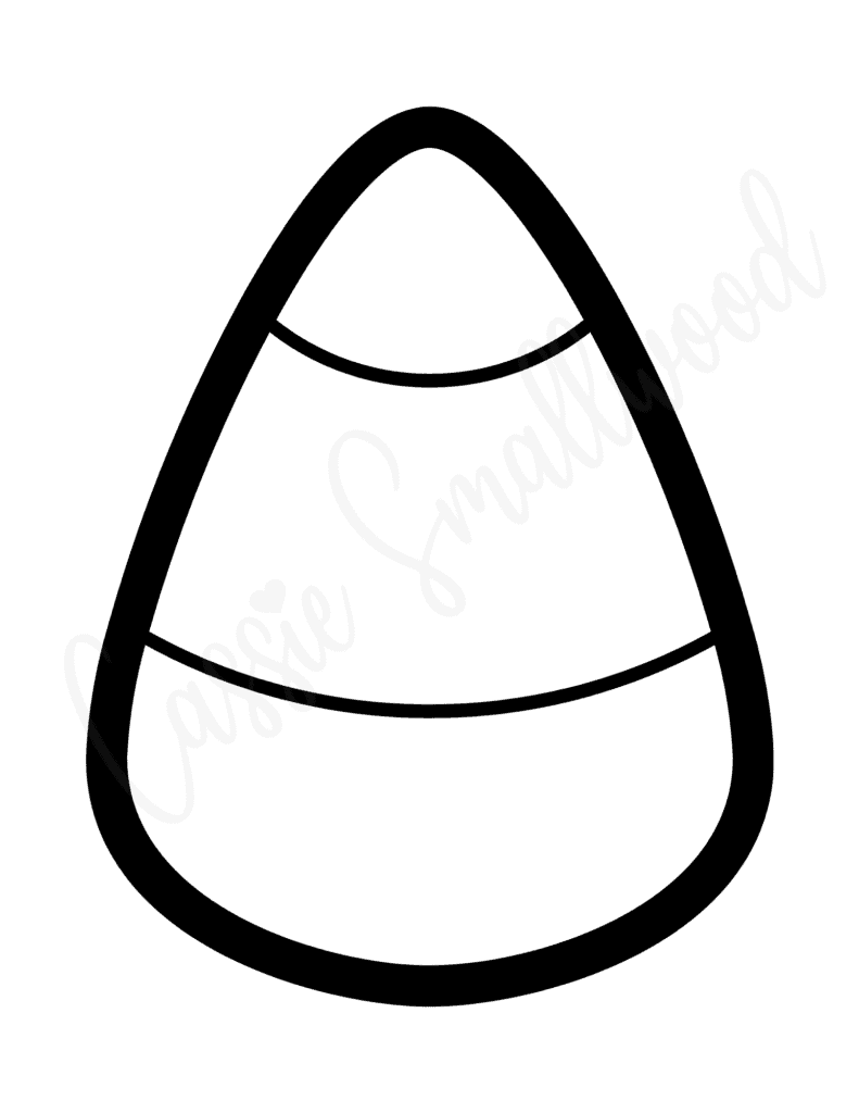 9 Cute Candy Corn Templates Black And White Color Cassie Smallwood 9 Cute Candy Corn Templates Black And White Color Cassie Smallwood