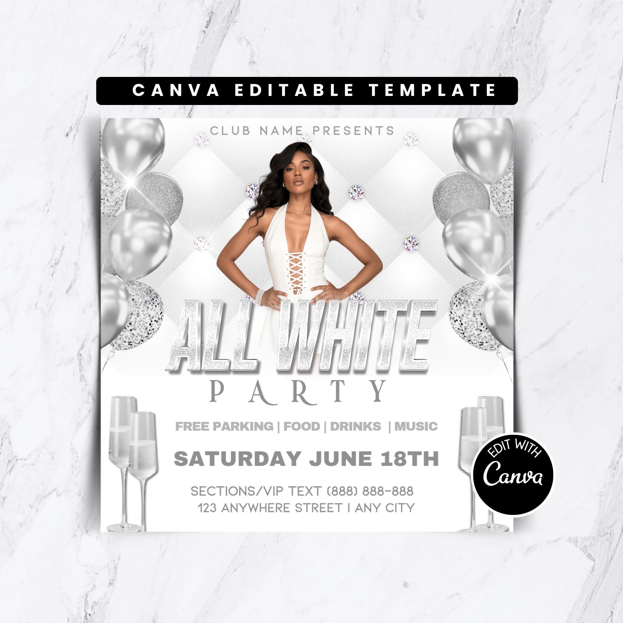 All White Flyer Etsy All White Flyer Etsy