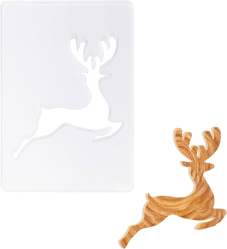 Amazon Christmas Acrylic Router Templates For Holiday Woodworking Carving Decorative Holiday Craft Kit DIY Gift Ideas Season Woodworking Reindeer Shape Amazon Christmas Acrylic Router Templates For Holiday Woodworking Carving Decorative Holiday Craft Kit DIY Gift Ideas Season Woodworking Reindeer Shape