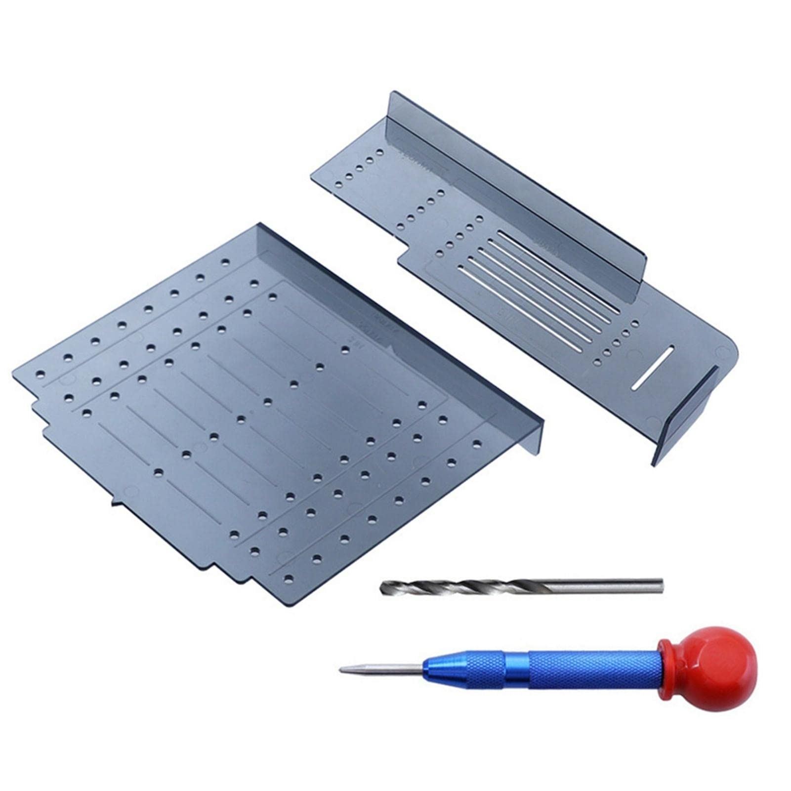 Amazon Silver Cabinet Pull Knob Hardware Template Tool Plastic Pull Knob Templates Tools Home Improvement