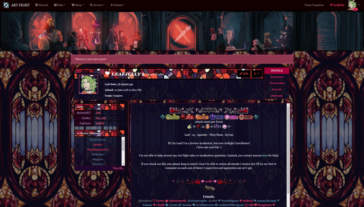 Art Fight Art Fight Official CSS Themes