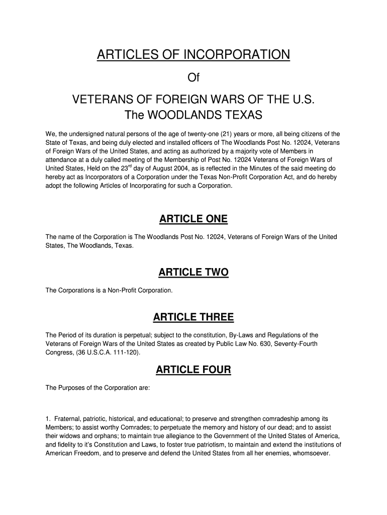 Articles Of Incorporation Fill Out Sign Online DocHub Articles Of Incorporation Fill Out Sign Online DocHub