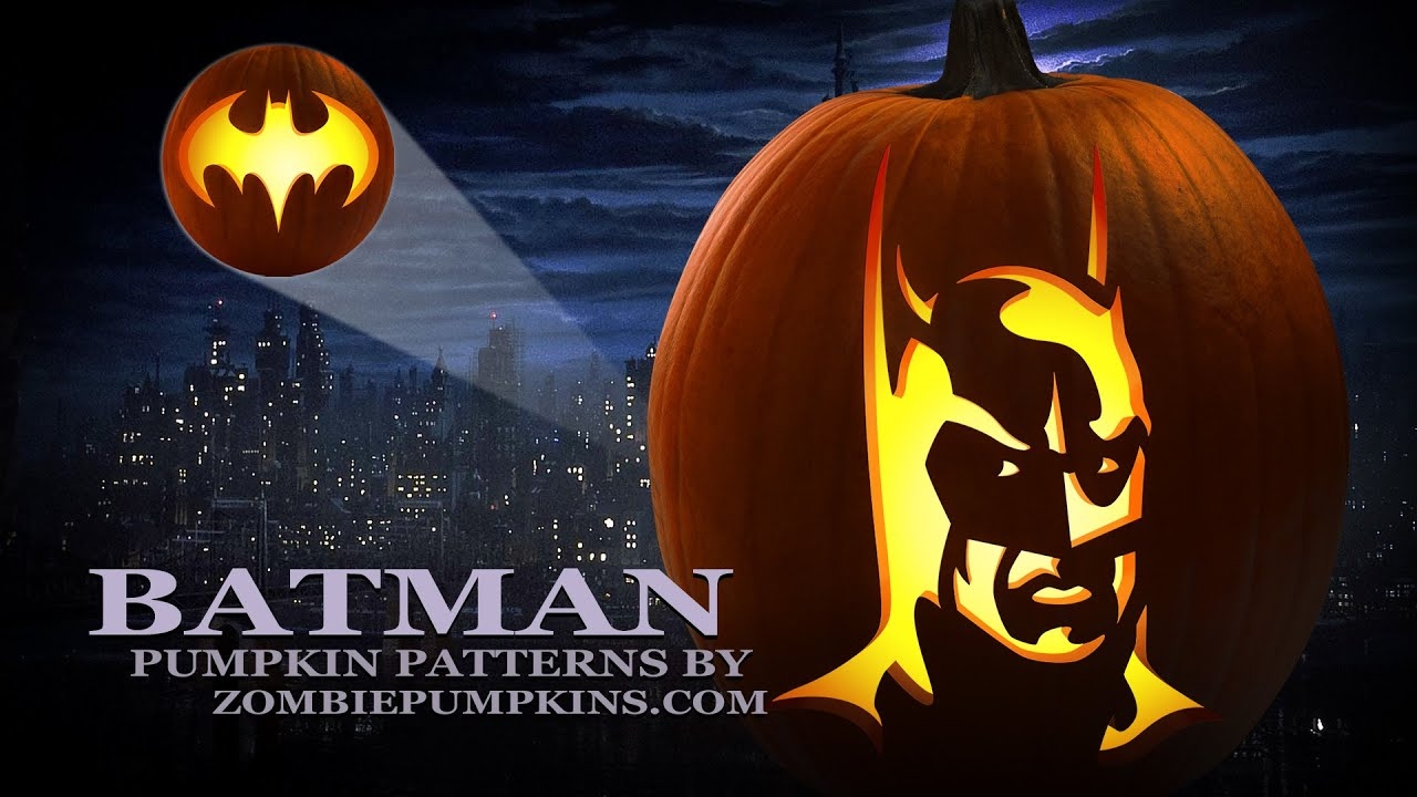 Batman Pumpkin Pattern By ZombiePumpkins YouTube Batman Pumpkin Pattern By ZombiePumpkins YouTube