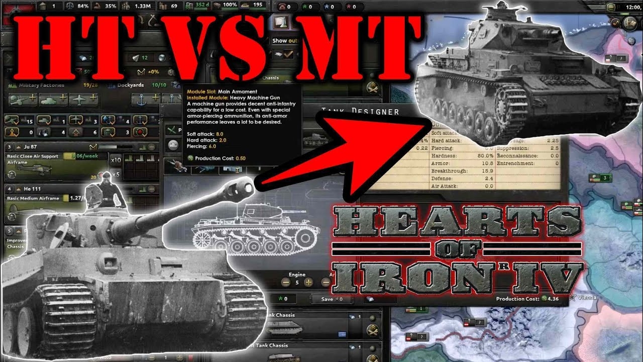 Best Heavy Medium Tank Designs And Templates HOI4 Single Player Version 1 12 12 YouTube