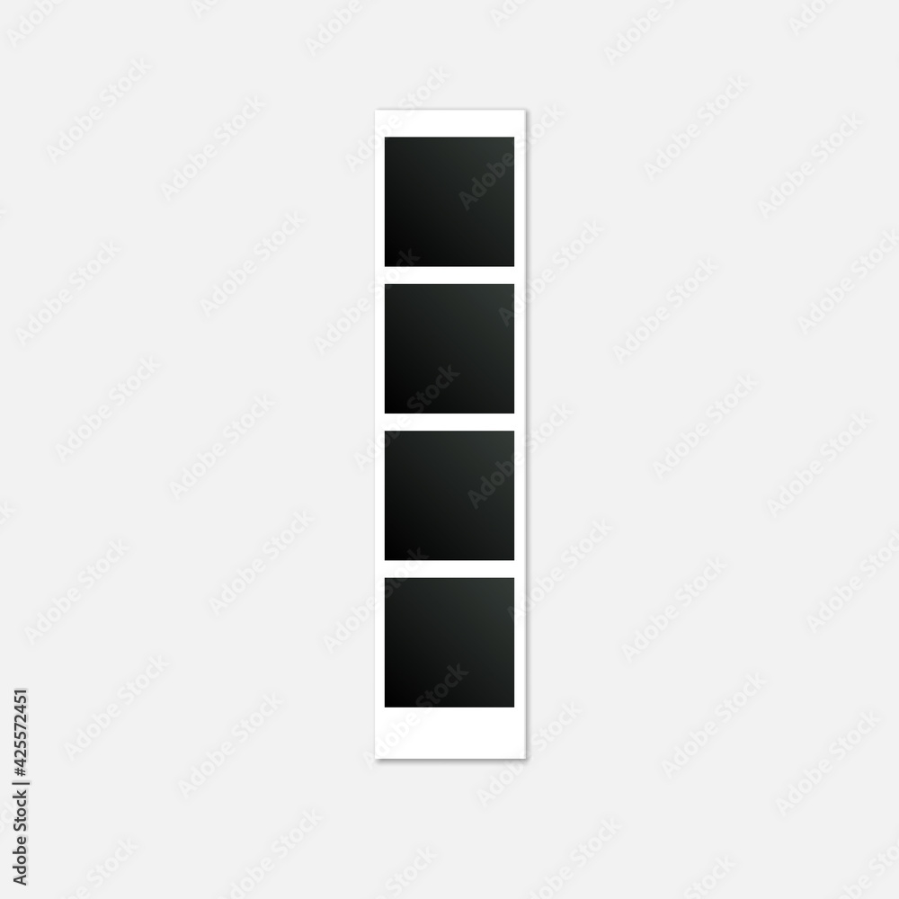 Blank Photo Booth Strip Template Clipart Image Stock Vector Adobe Stock Blank Photo Booth Strip Template Clipart Image Stock Vector Adobe Stock