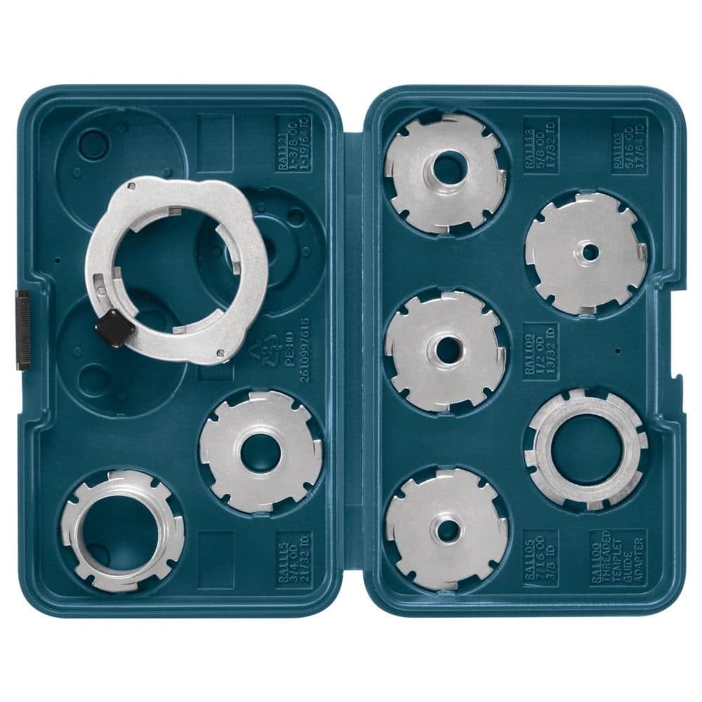 Bosch Router Template Guide Kit 8 Piece RA1128 The Home Depot Bosch Router Template Guide Kit 8 Piece RA1128 The Home Depot