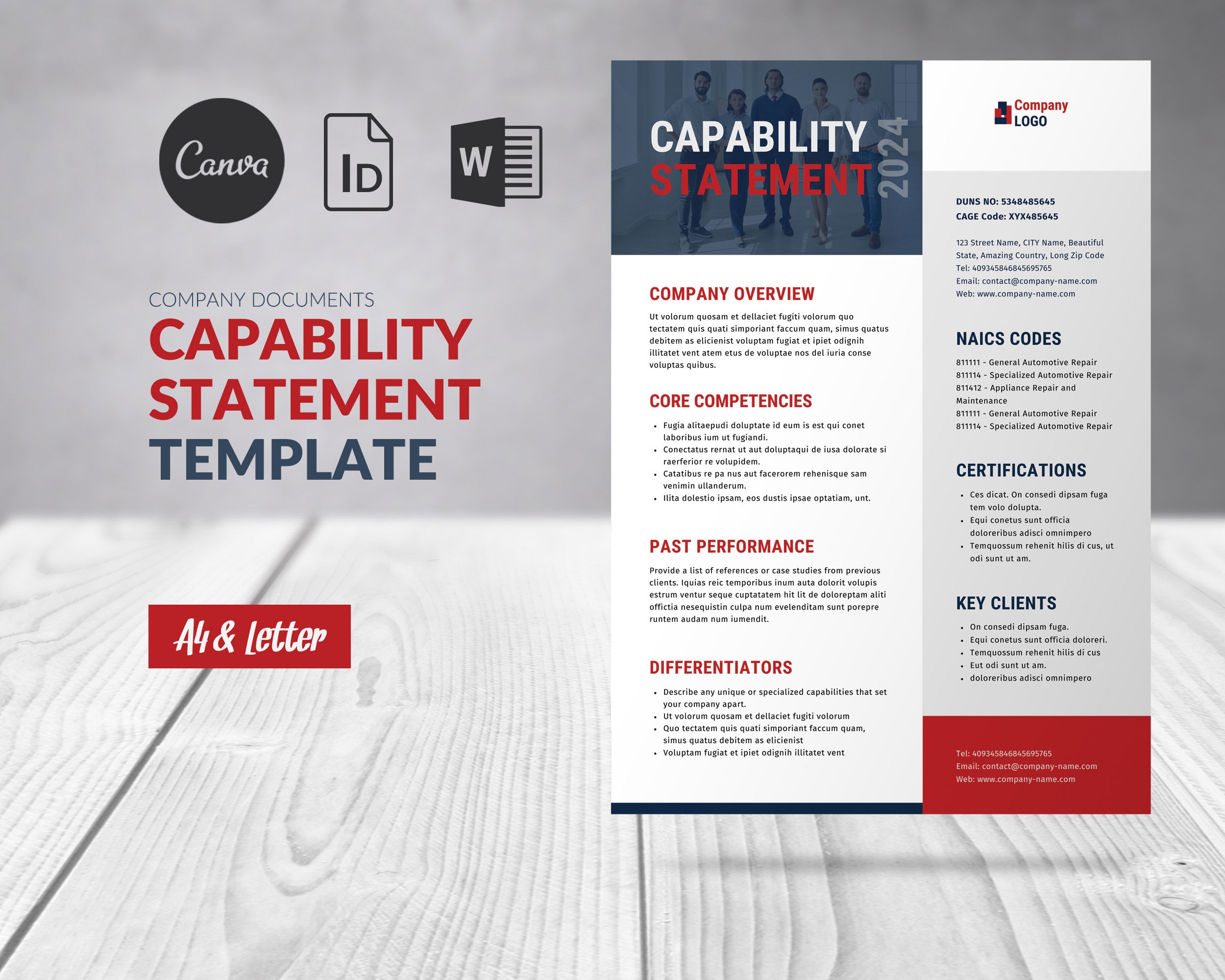 Capability Statement Template Canva Business Profile Flyer Corporate Business Capability Statement Business Template Short Company Profile Etsy Capability Statement Template Canva Business Profile Flyer Corporate Business Capability Statement Business Template Short Company Profile Etsy