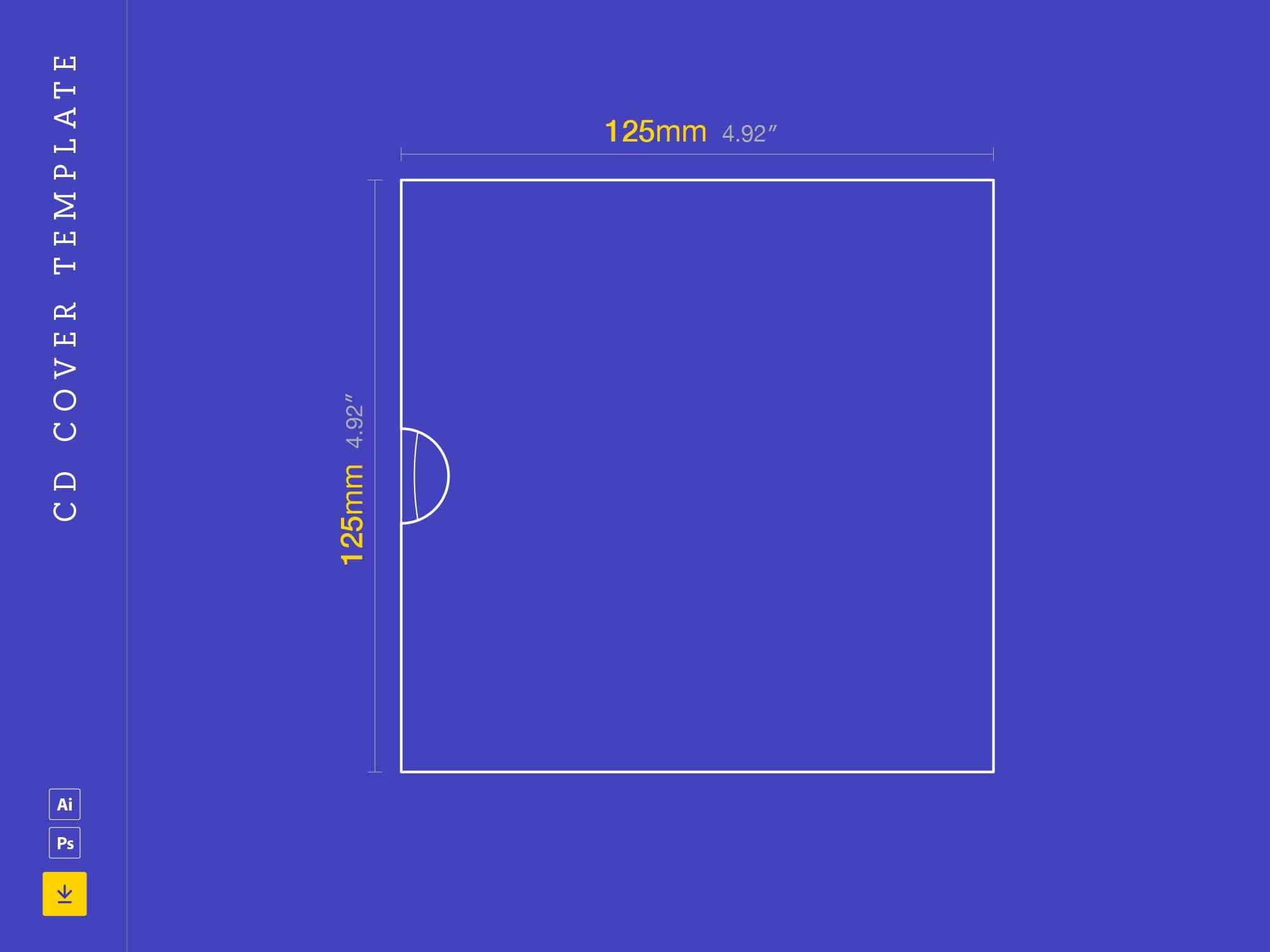 CD Cover Template CD Cover Template