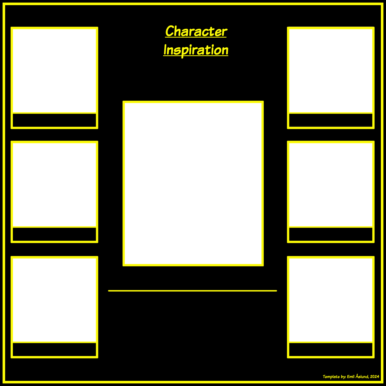 Character Inspiration Template By Forest Cat Publisher Fur Affinity dot Net