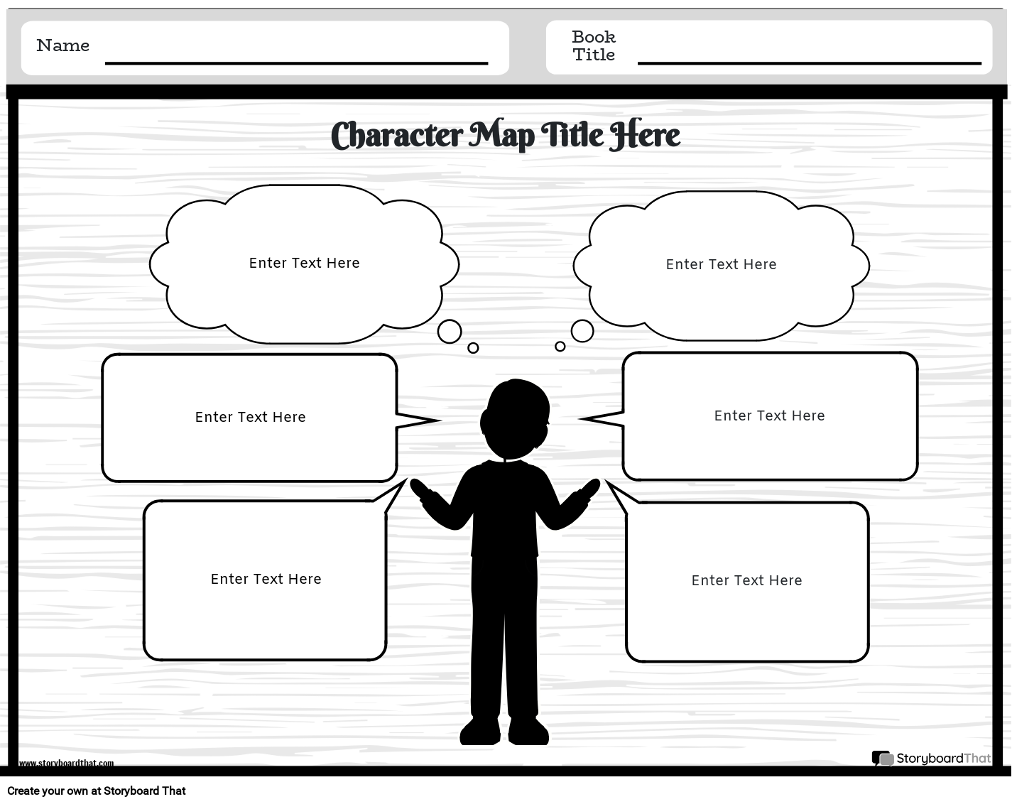 Character Map Worksheets By Storyboard That