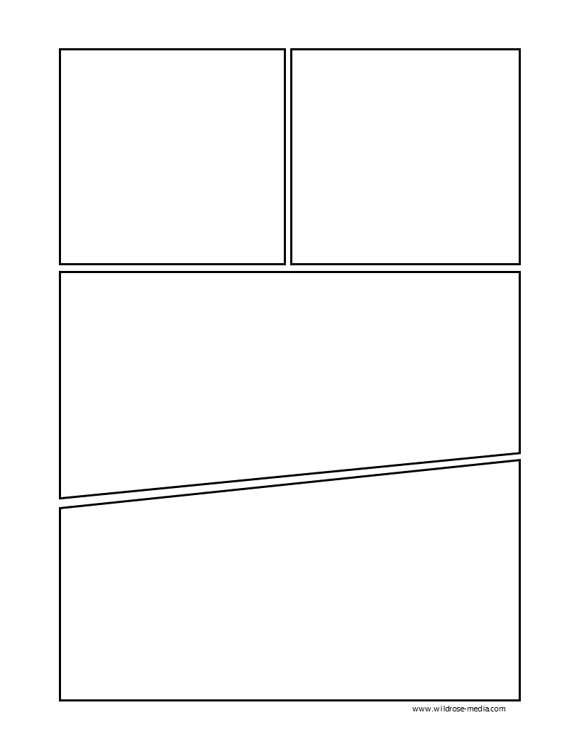 comic panel template