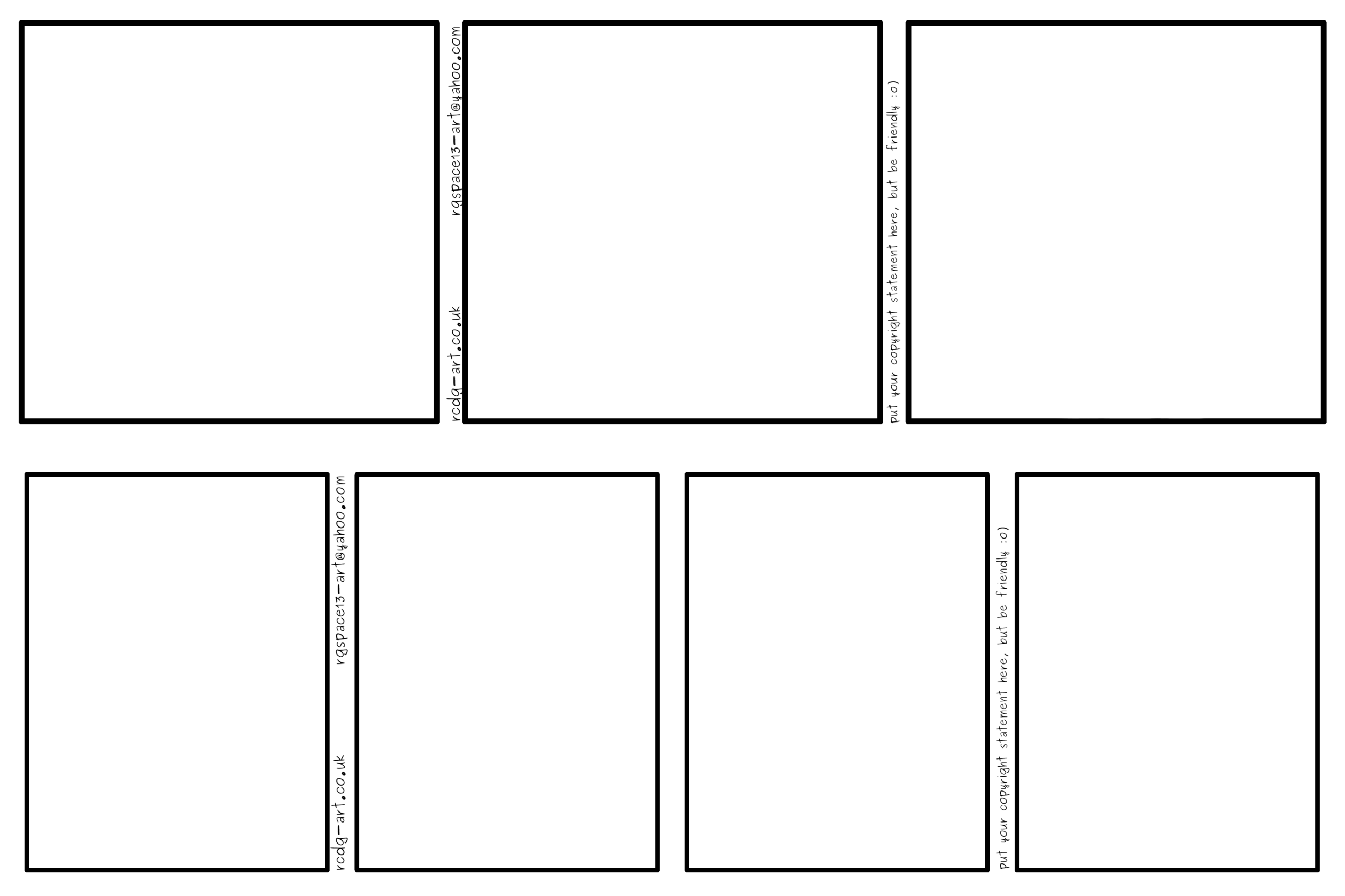 Comic Strip Templates 3 panel And 4 panel By Rcdg On DeviantArt