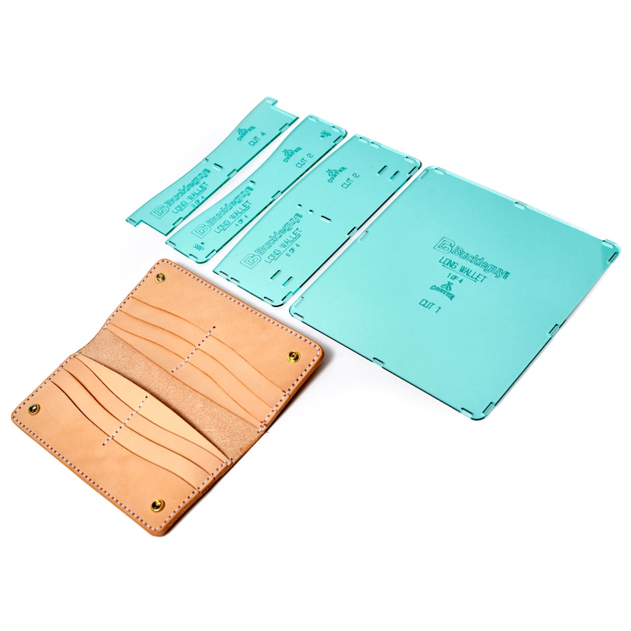 Corter Long Wallet Acrylic Template Buckleguy Corter Long Wallet Acrylic Template Buckleguy