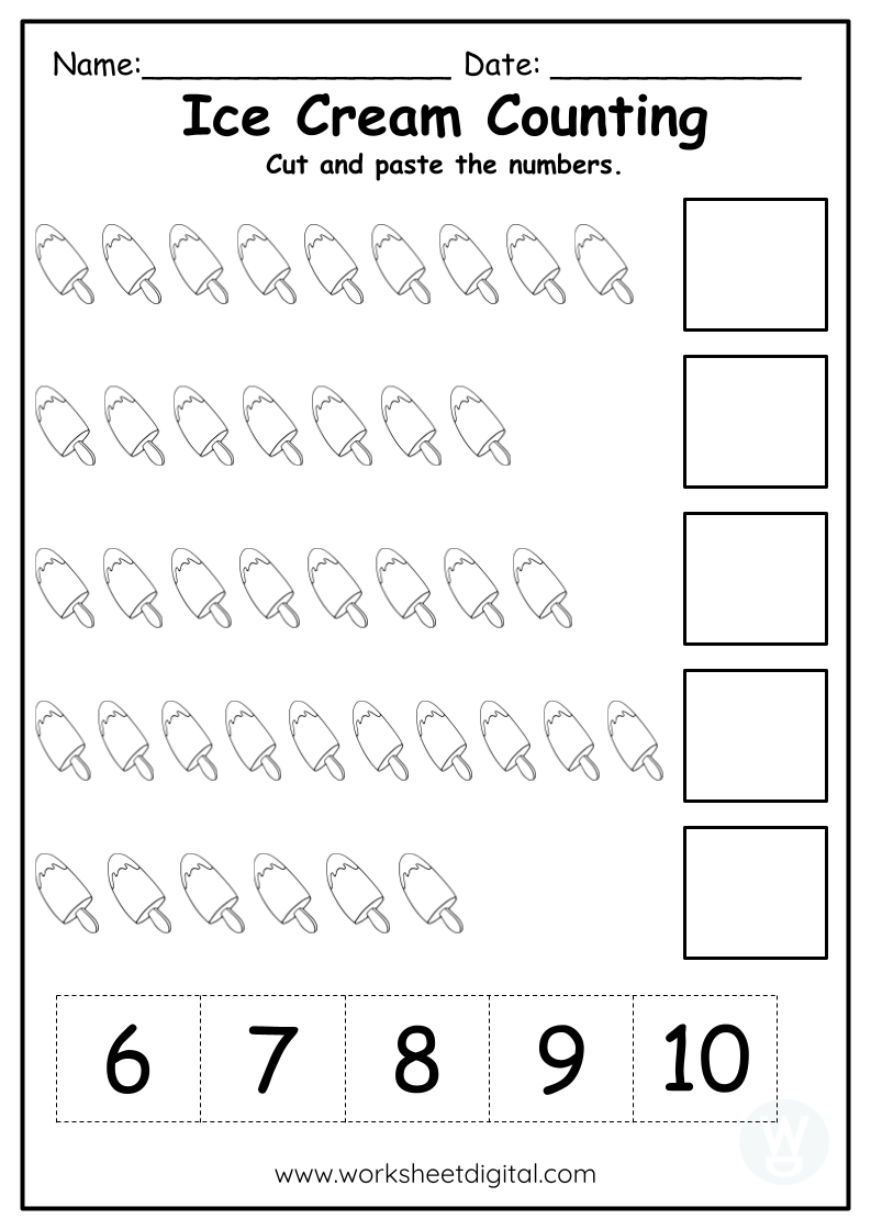 Counting To 10 Worksheet Digital 1 Teacher Made Resources