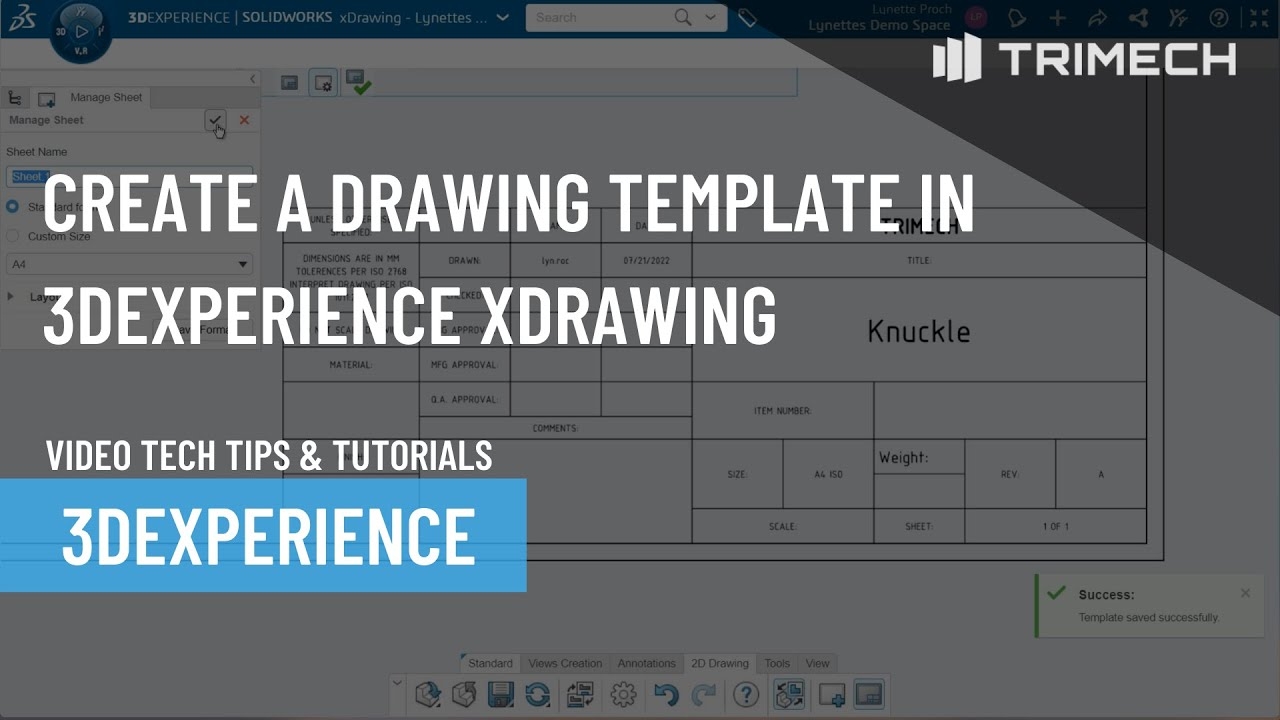 Creating A Drawing Template In The 3DEXPERIENCE XDrawing App YouTube Creating A Drawing Template In The 3DEXPERIENCE XDrawing App YouTube
