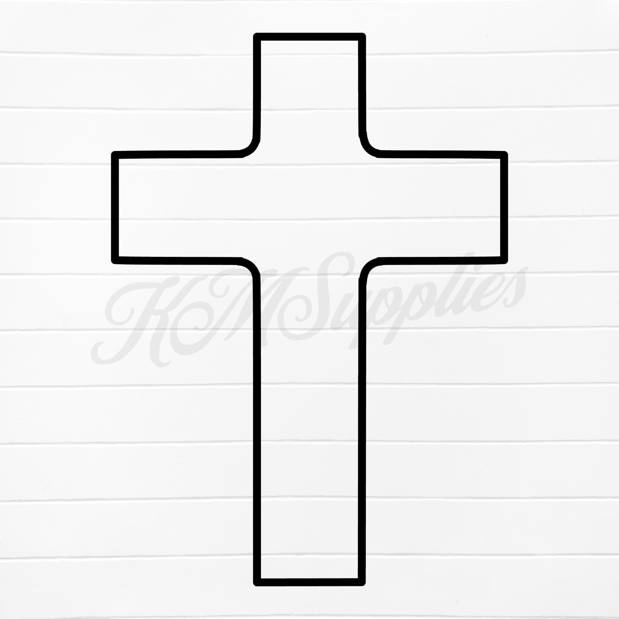 template of a cross