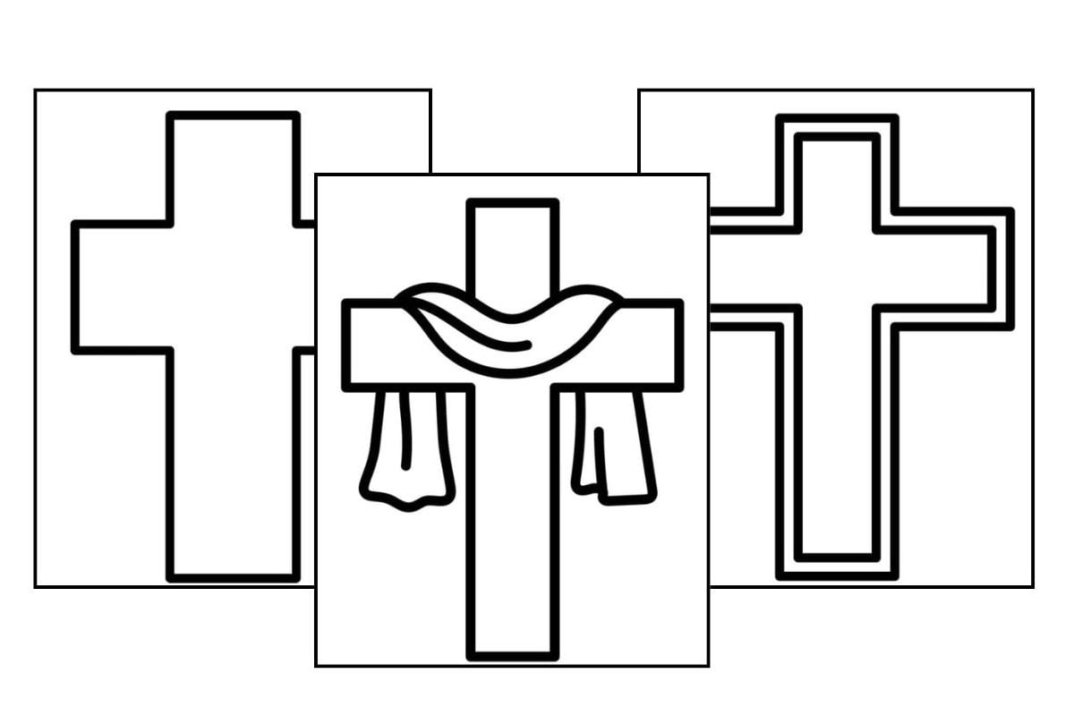 Cross Template Free Template The Best Ideas For Kids