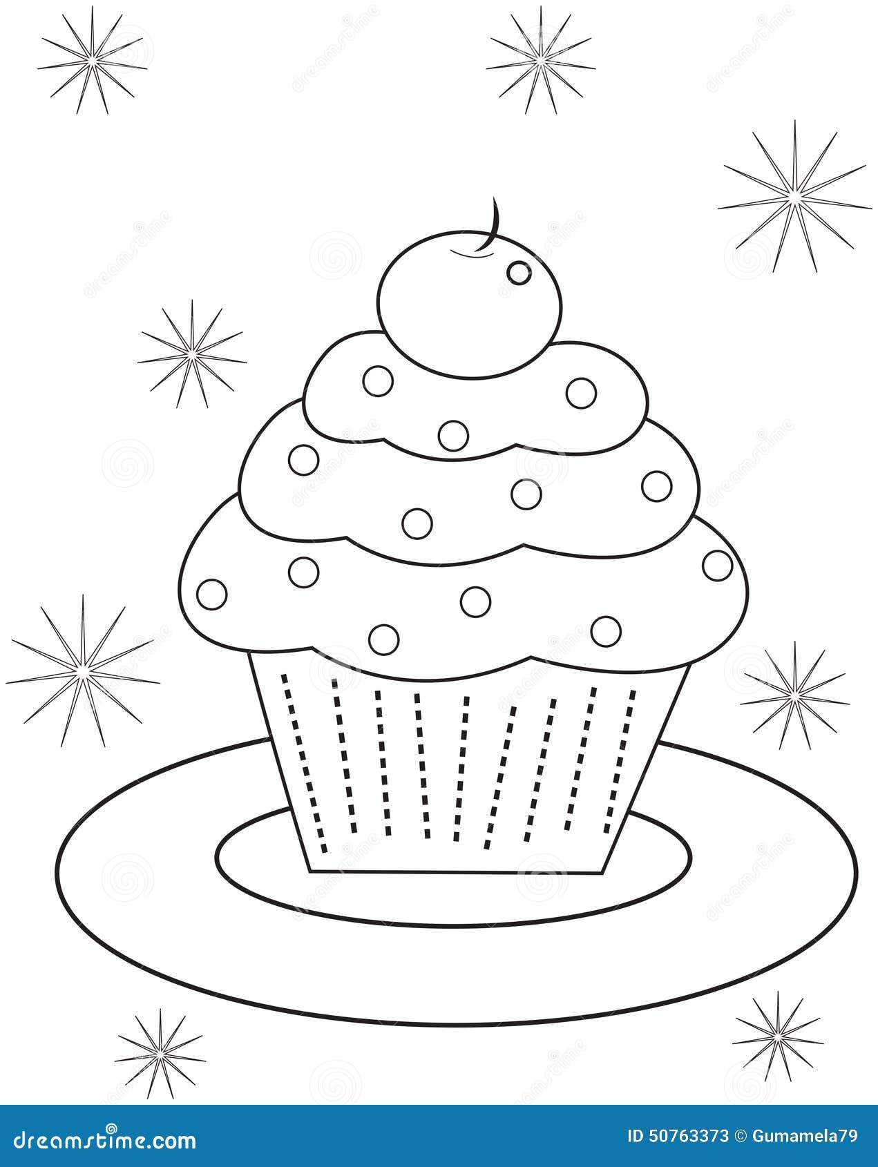 cupcake template to color cupcake template to color
