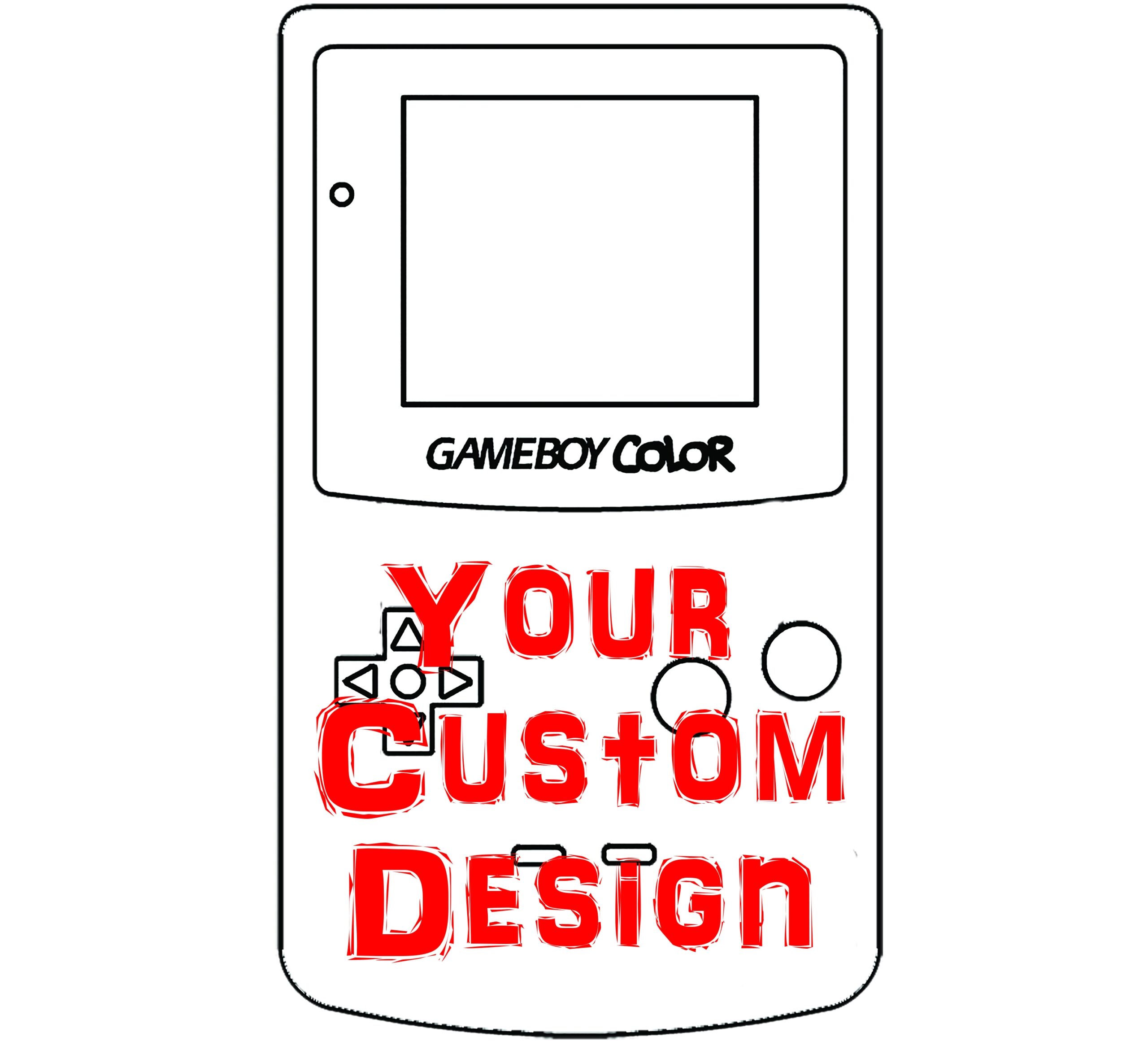 Custom Gameboy Color Shell Housing Gamers4Gamers