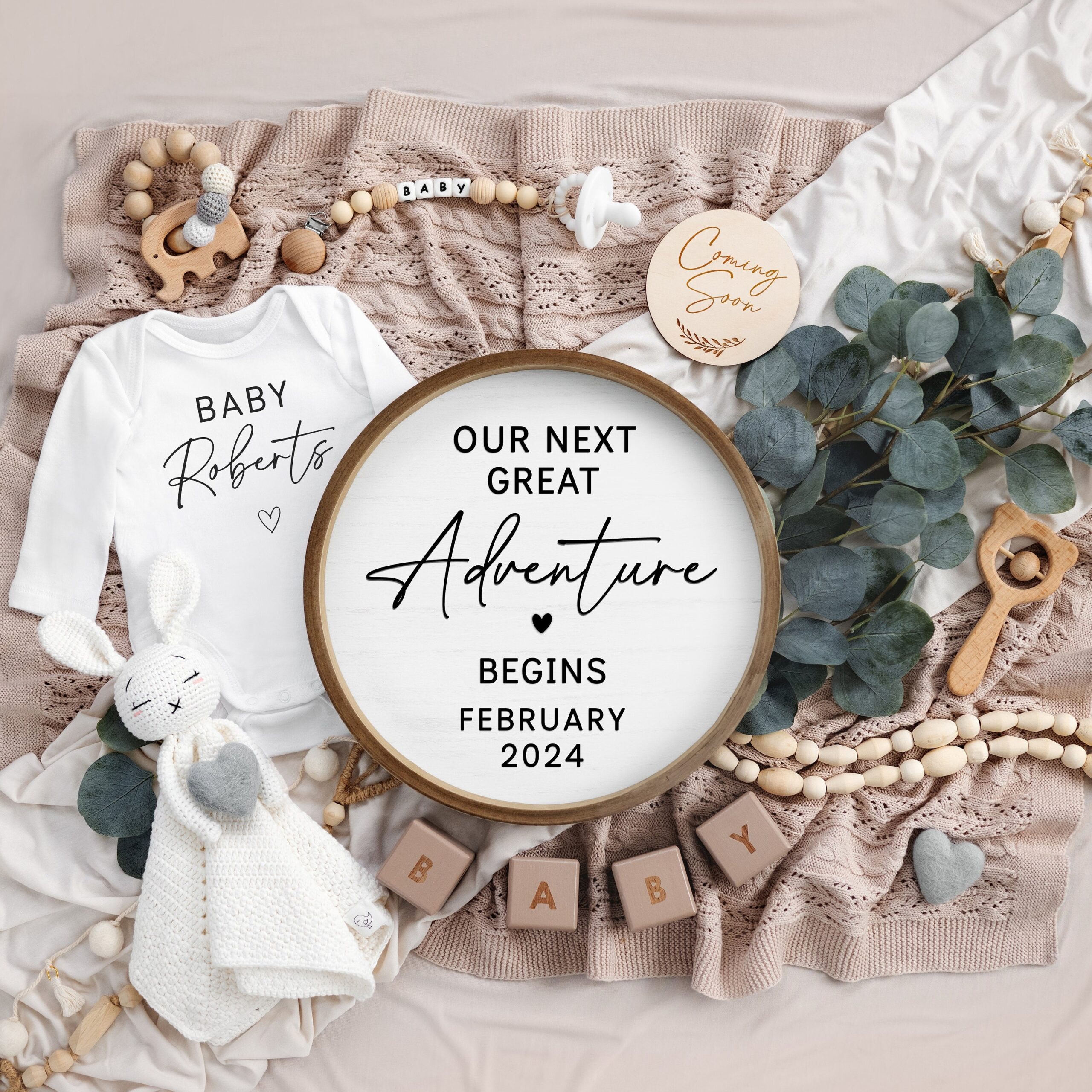 Customizable Pregnancy Announcement Template Digital Baby Reveal digital Etsy