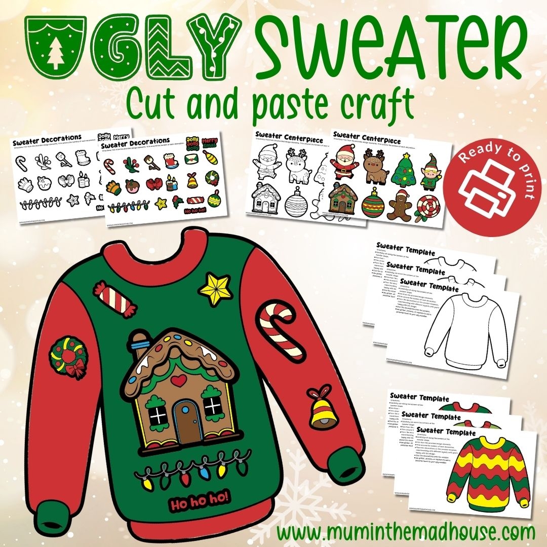 ugly sweater template