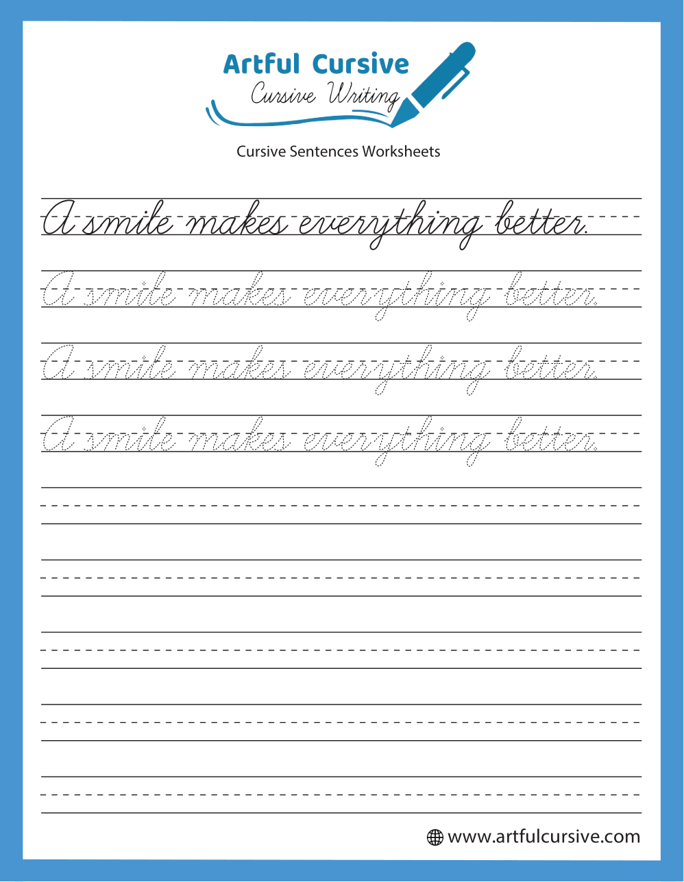sentences for practicing handwriting sentences for practicing handwriting