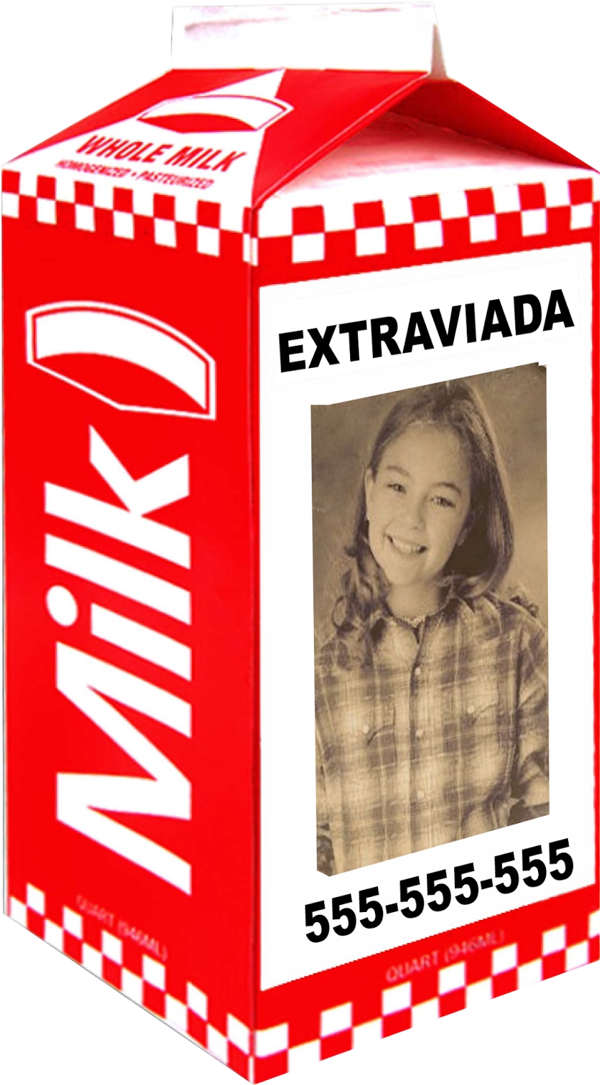 missing person template milk carton