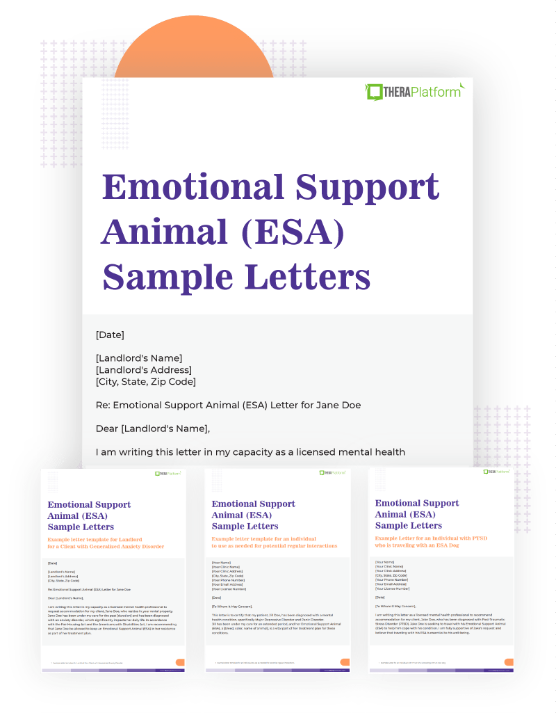 emotional support animal letter template emotional support animal letter template
