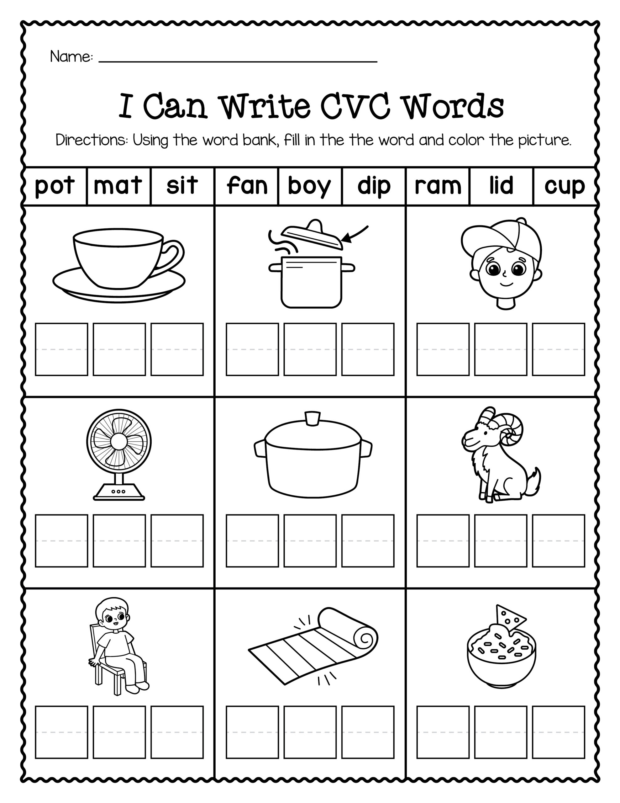 Engaging CVC Words Worksheets For Kindergarten And 1st Grade Phonics Made By Teachers Engaging CVC Words Worksheets For Kindergarten And 1st Grade Phonics Made By Teachers