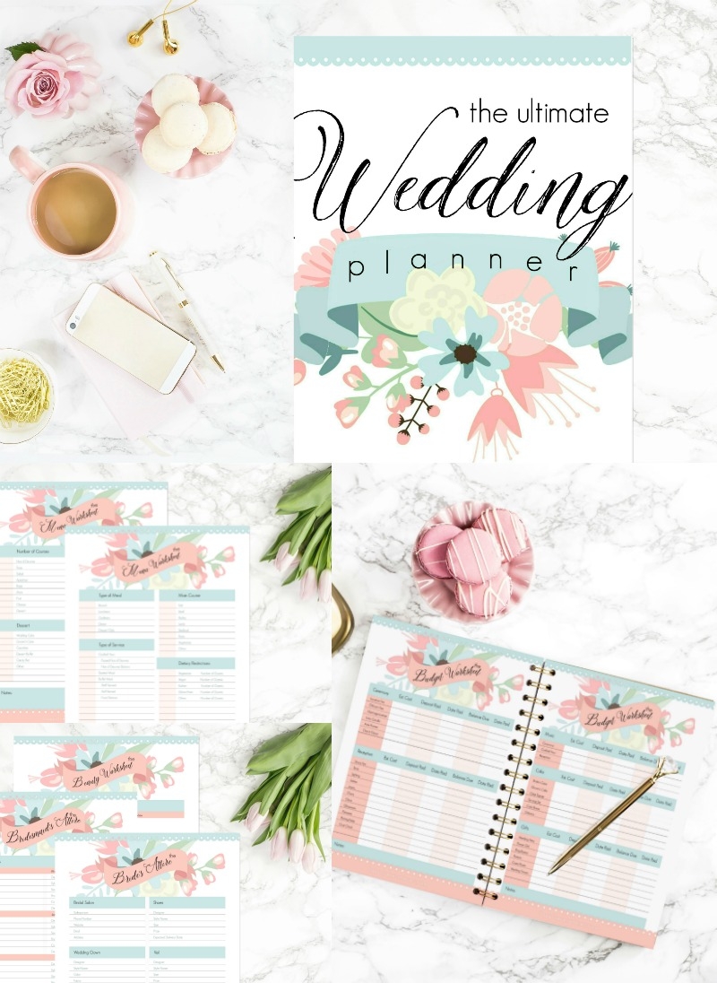Floral Wedding Binder 75 Page Floral Wedding Binder Happily Ever After Etc 