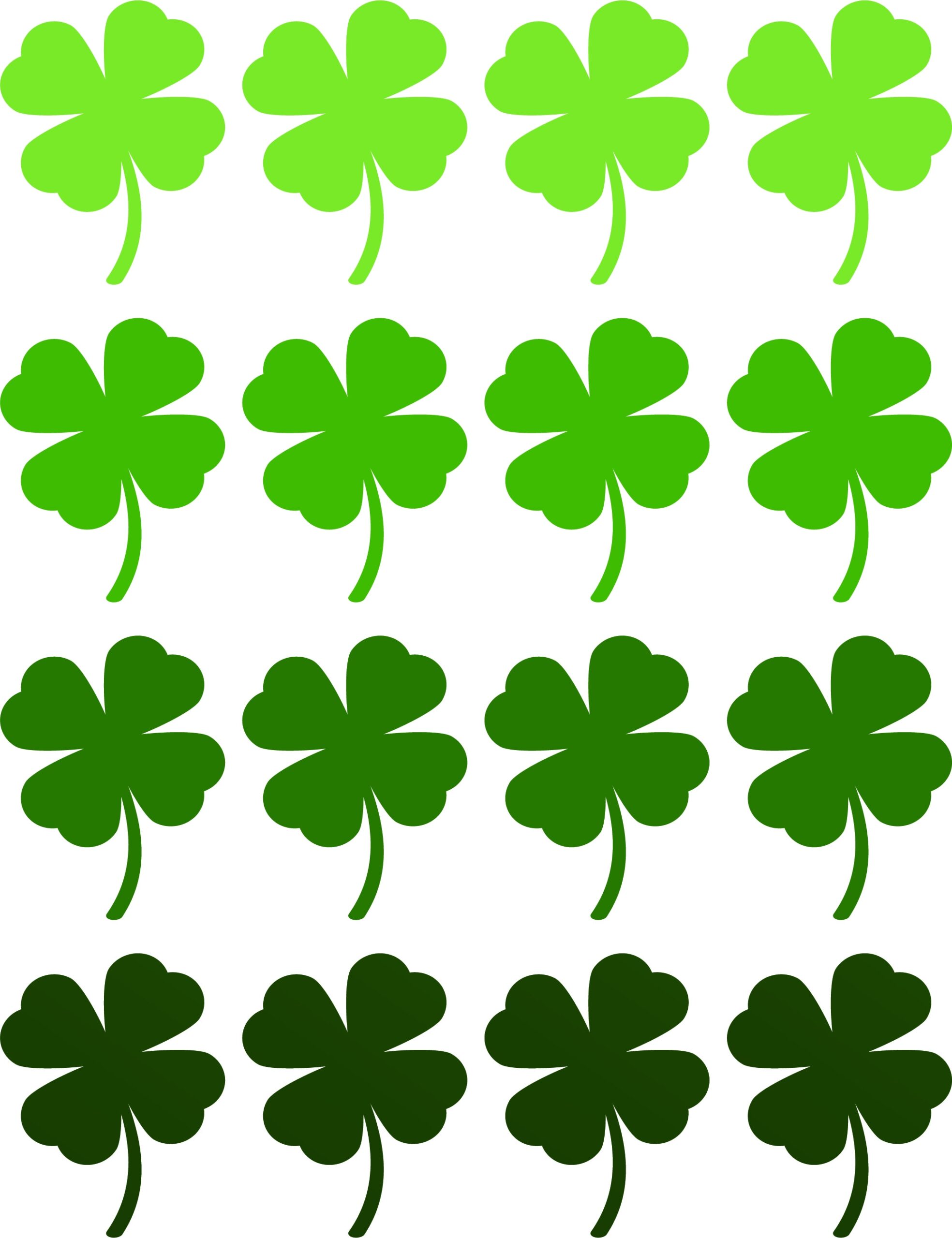Four Leaf Clover Printable FREE Behind The Mom Bun Four Leaf Clover Printable FREE Behind The Mom Bun