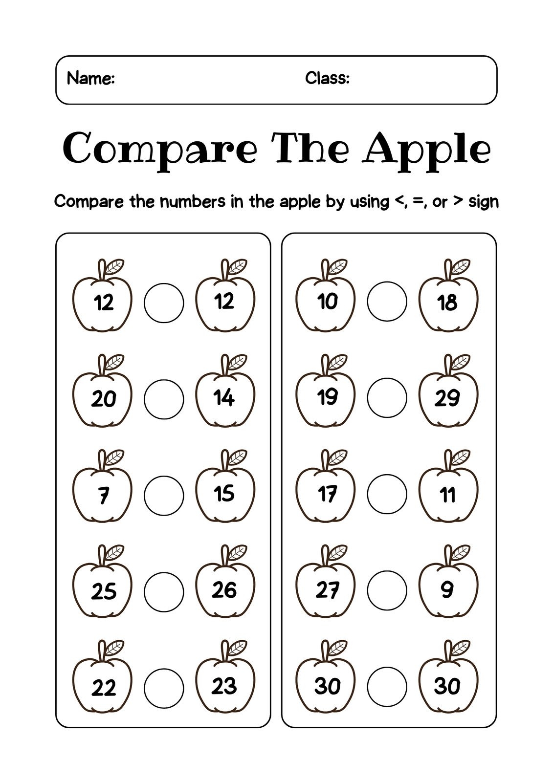 Free 1st Grade Math Worksheet Templates To Customize Canva