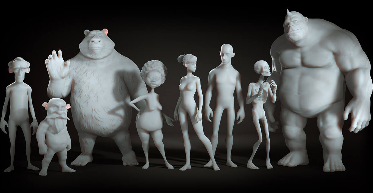 Free 3D Rigged Human Model CC Character Base Free 3D Rigged Human Model CC Character Base