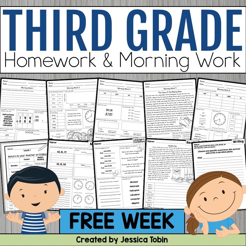 work for 3rd graders