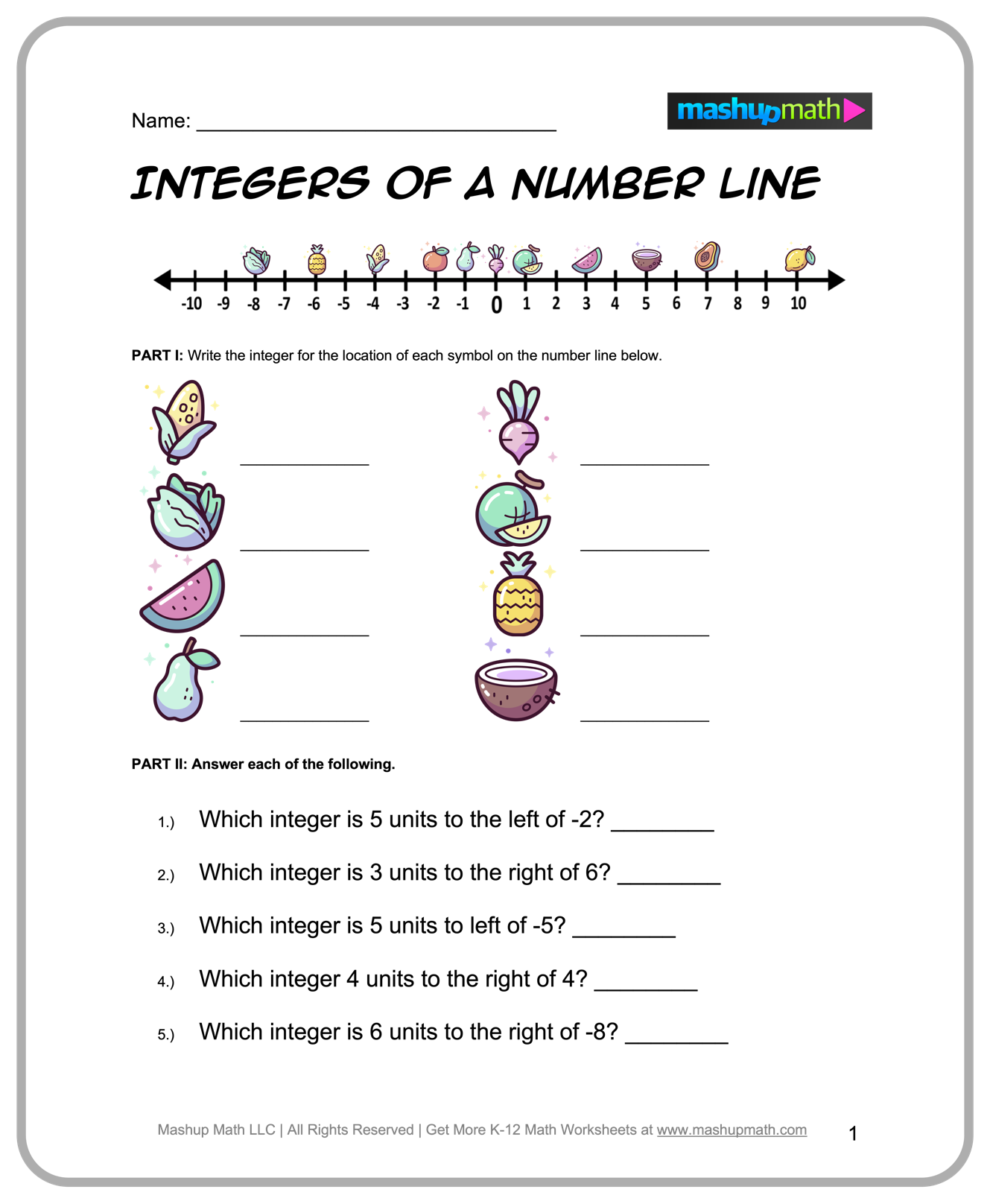 Free 6th Grade Math Worksheets Printable W Answers Mashup Math